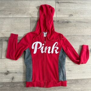 Pink Hoodie by [Victoria secret] - Red and Gray